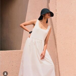Who What Wear Tie Waist Midi Dress